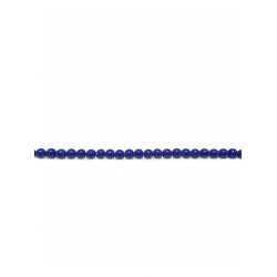 Pressed Lapis Round Beads, 6 mm