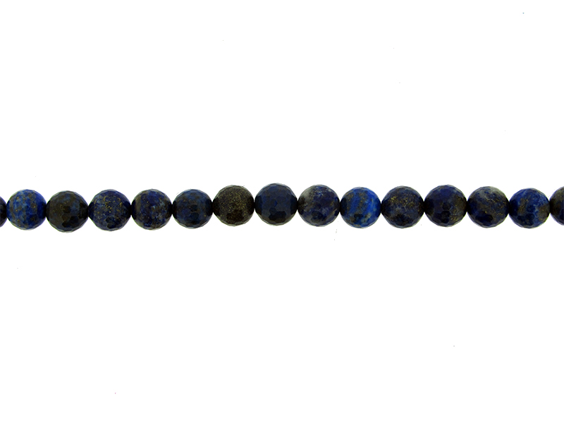 Lapis Lazuli Faceted Round Beads 6mm