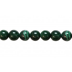 Malachite Round Beads - 8mm