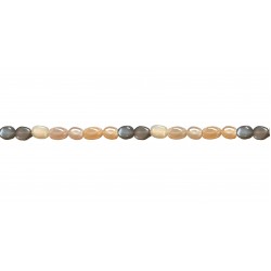 Moonstone Multi Color Oval Beads                 