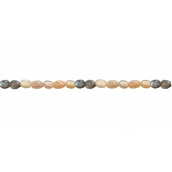 Moonstone Multi Color Oval Beads                 