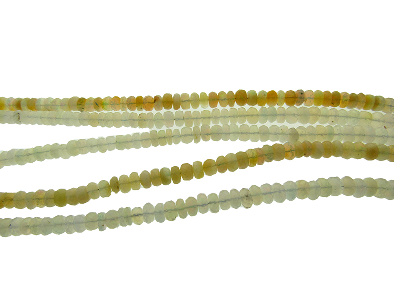 Ethiopian Opal Faceted Beads - 16" strand 