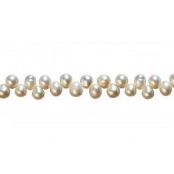 Pearl Drops Side Drilled Beads