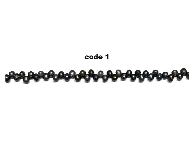 Pearl Drops side drilled 4 X 5 mm Strings.