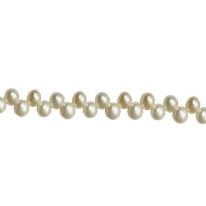 Pearl Drops side drilled 4 X 5 mm Strings.