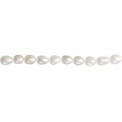 Pearl Sujani White Beads