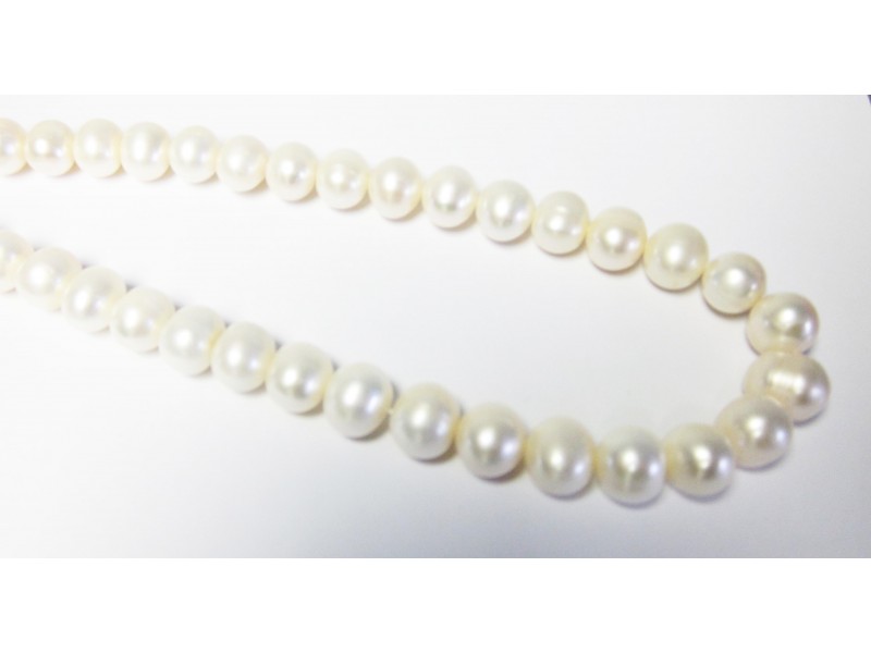 Freshwater Pearl Round 11mm - 12mm Beads                         