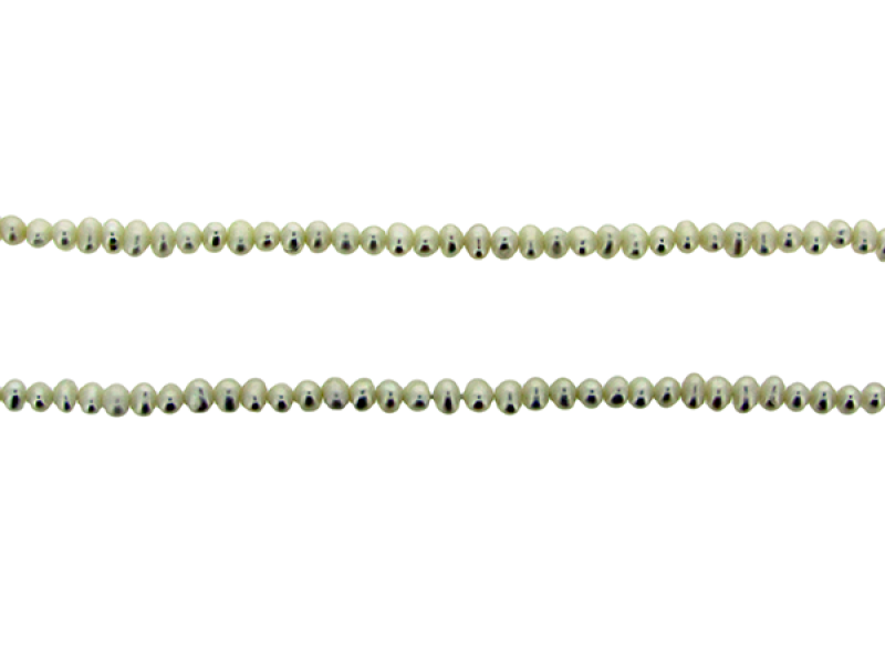 Pearl 3.5mm round white beads