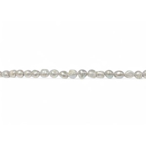 silver baroque potato pearls