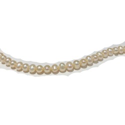 pale peach pearl beads 7-8mm