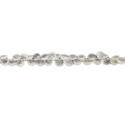 Rainbow Moonstone Badamche / Drops /Briolette 8'' Beads