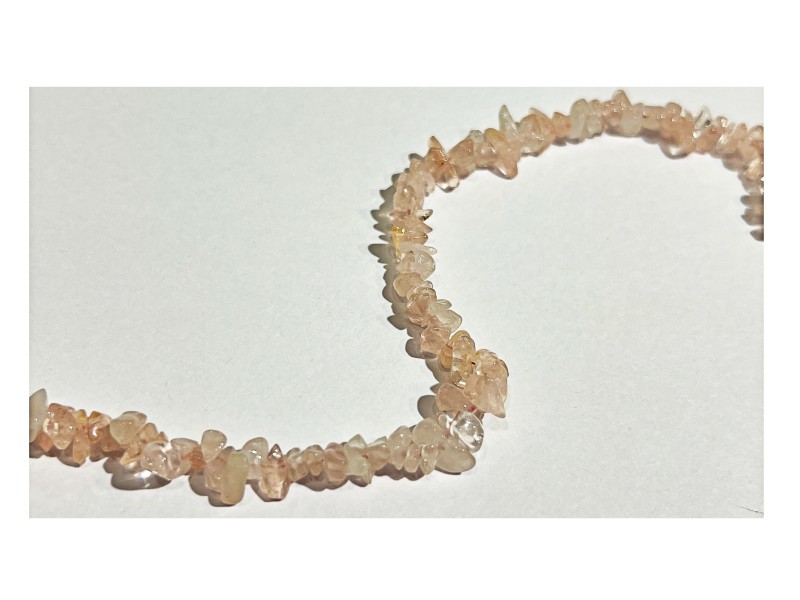 Rose Quartz Chips Beads                        