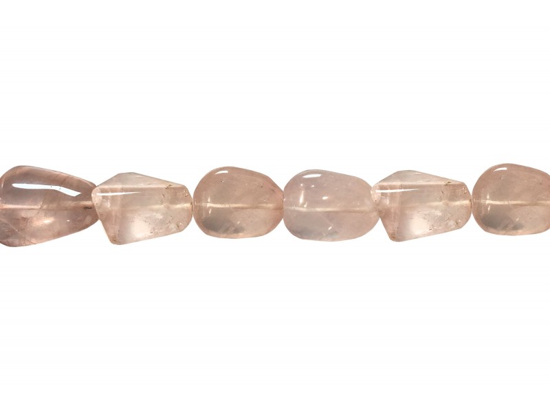 Rose Quartz Tumble Beads