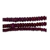 ruby graduated rondelle beads 2 to 4mm