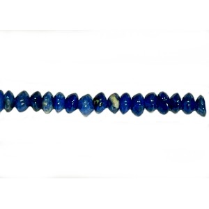 Sodalite Rondelle Button Beads 10mm
