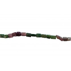 Tourmaline Square Beads Multi Colour 