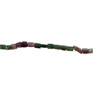 Tourmaline Square Beads Multi Colour 