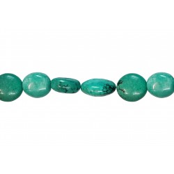Turquise Oval Tumble Medium Beads