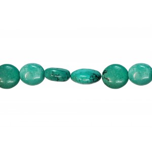 Turquise Oval Tumble Medium Beads