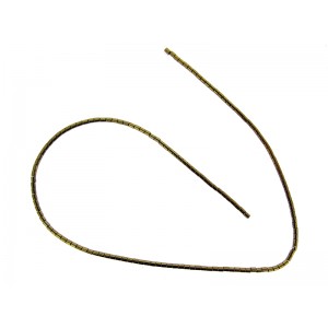 Hematite Gold colour Tube Beads 2x2.75mm