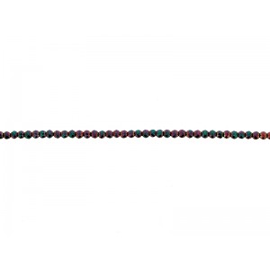 Hematite Rainbow Colour Faceted Round Beads 2mm