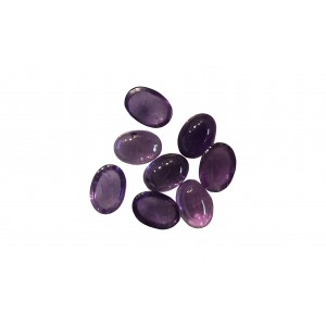 Amethyst Cabs, Oval - 5 x 7 mm