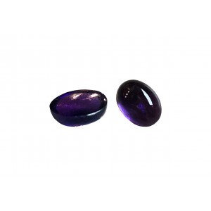 amethyst oval cabochons 6x8mm