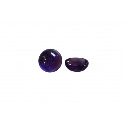 amethyst cabochons round 6mm