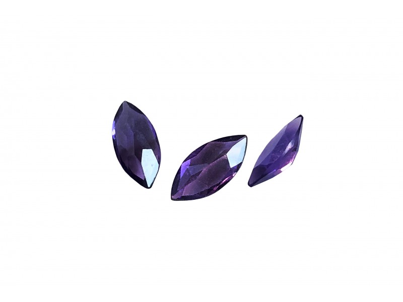 Amethyst Stone, Marquise Cut - 4 x 8mm