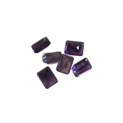 amethyst faceted octagon 5x7mm