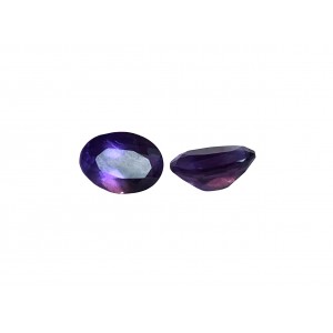 Amethyst Cut Stone, Oval - 5x7mm