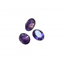 Amethyst Cut Stone, Oval - 6 x 8mm