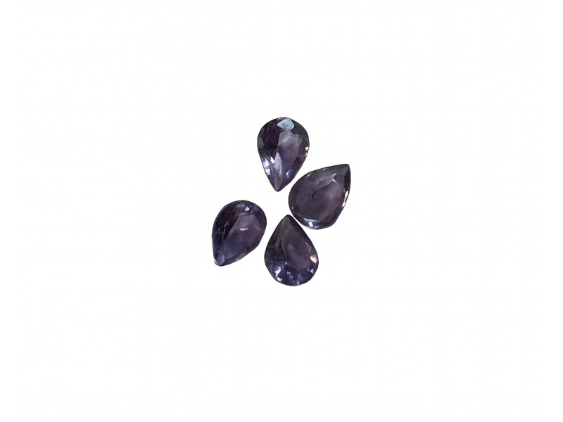 Amethyst Cut Stone, Pear - 5 x 7mm