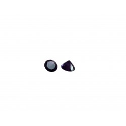 amethyst faceted round 2mm