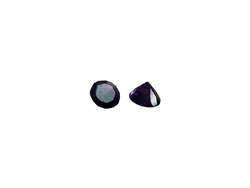 Amethyst Cut Stone, Round - 3mm  