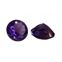 amethyst faceted round 8mm