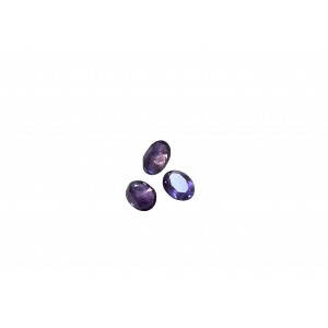 Amethyst Cut Stone, Oval - 3 x 4mm 