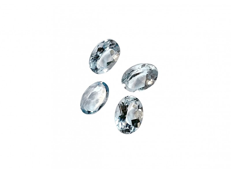 Aquamarine Cut Stone, Oval - 4 x 6mm