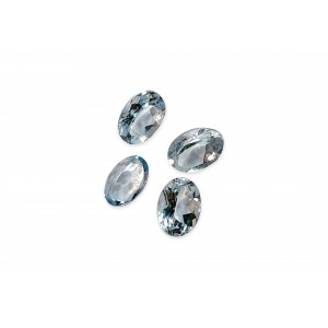 Aquamarine Cut Stone, Oval - 5 x 7mm