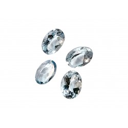 Aquamarine Cut Stone, Oval - 6 x 8mm