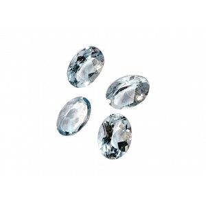 Aquamarine Cut Stone, Oval - 6 x 8mm