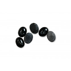 Black Star Cabs, Oval - 6 x 8mm
