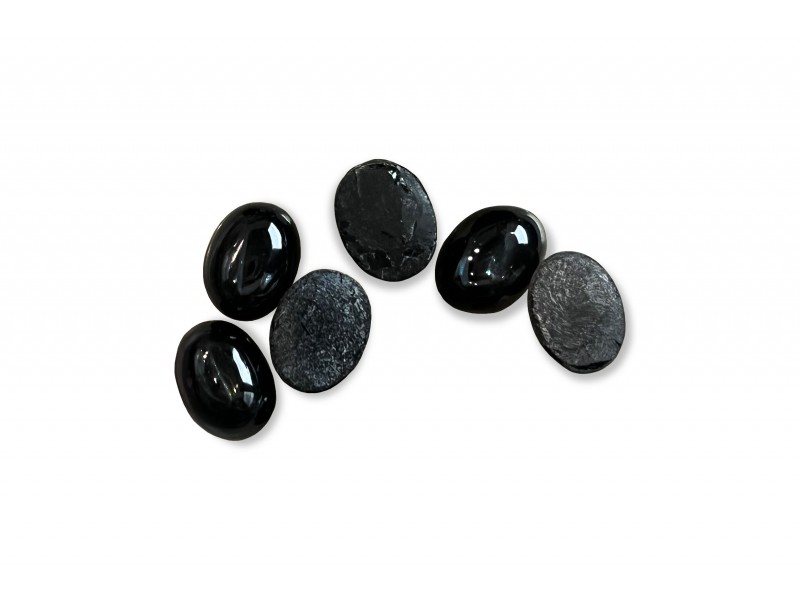 Black Star Cabs, Oval - 6 x 8mm