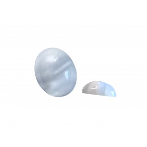 Blue lace Agate cabs, Oval, 8 x 10 mm