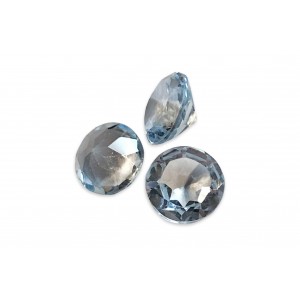 Blue Sky Topaz Cut Stone, Round, 6 mm