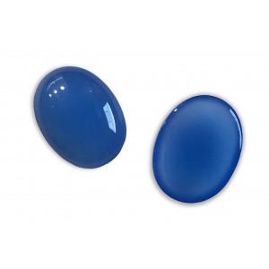 Chalcedony Cabs, Oval, 15 x 20 mm 