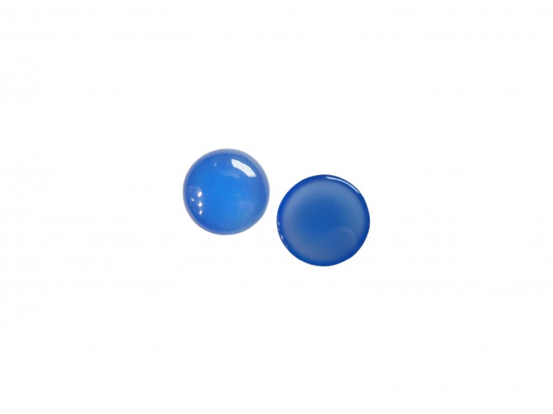 Chalcedony Cabs, Round - 10mm 