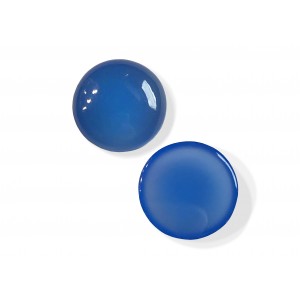 Chalcedony Cabs, Round - 15mm