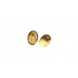 Citrine Cabs, Oval - 4 x 6mm