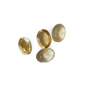 Citrine Cabs, Oval, 6 x 8 mm